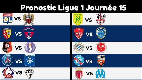 Pronostic Ligue 1 .